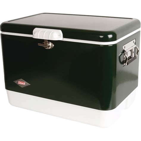 coleman steel belted cooler vintage